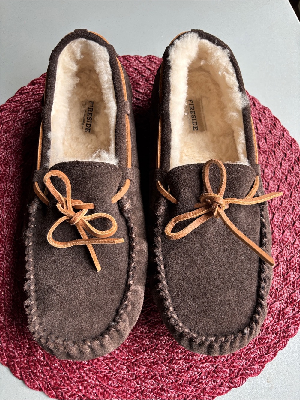 Fireside sherling by lined slippers